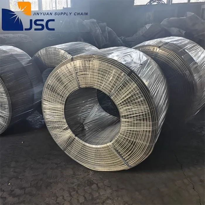 Filferro amb nucli per a la fabricació d'acer